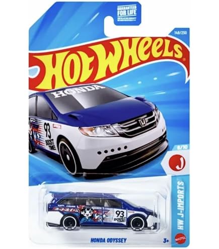 Amazon.com: Hot Wheels Honda Odyssey, Showroom 5/10, White : Toys